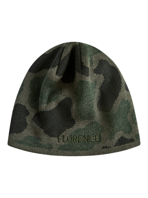 Florence Marine X Jacquard Logo Beanie
