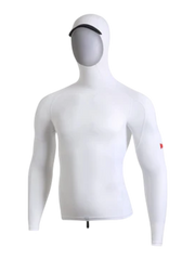 Florence Marine X L/S Hooded Rashguard - White