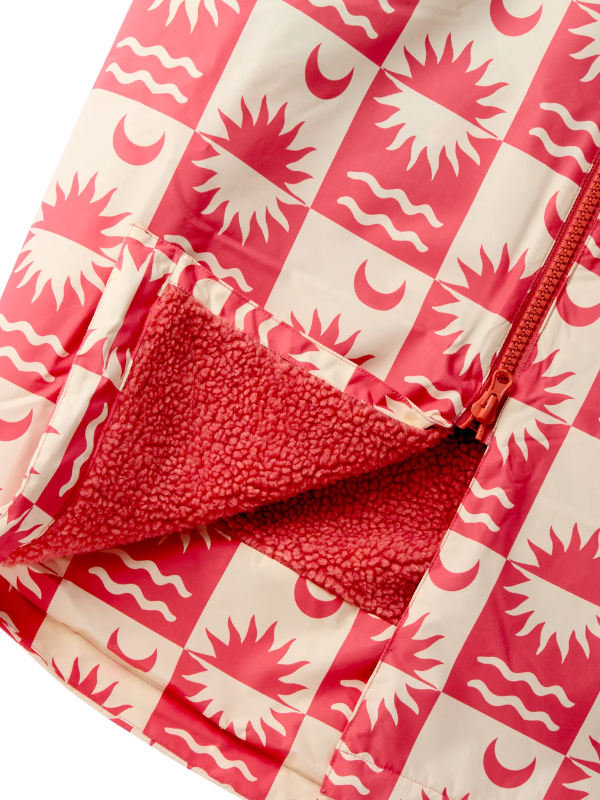 Saltrock Four Seasons Recycled Equinox Changing Robe - Coral