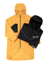 Saltrock 3 in 1 Recycled Changing Robe - Black/Yellow