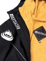 Saltrock 3 in 1 Recycled Changing Robe - Black/Yellow