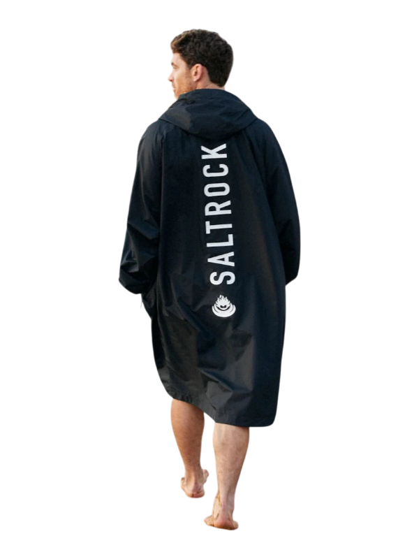 Saltrock 3 in 1 Recycled Changing Robe - Black/Yellow