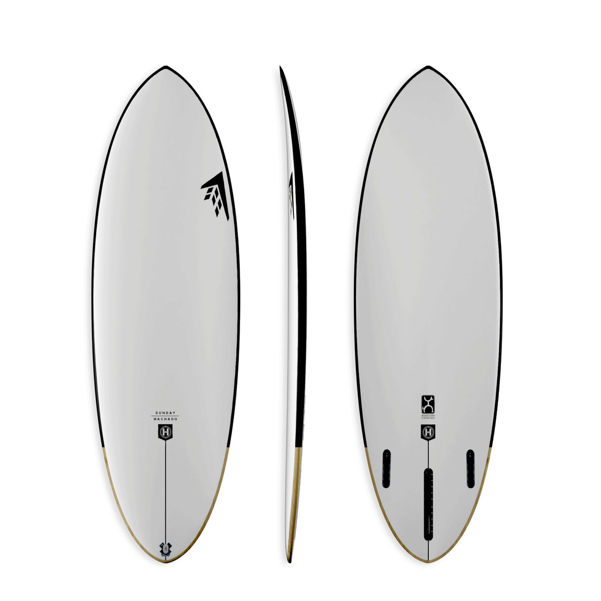 Firewire Sunday Round Pin Surfboard Futures-Hardboards-troggs.com