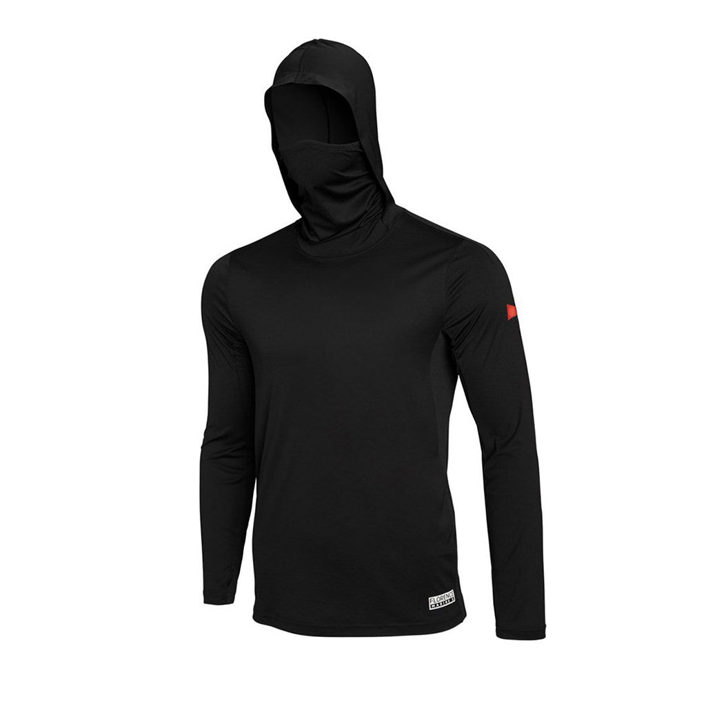 Florence Marine X Hooded L S UPF Shirt Black troggs
