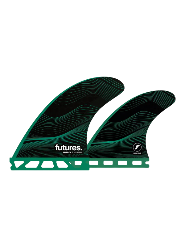 Futures F8 Legacy Neutral Honeycomb Quad Fins - Large