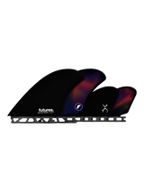 Futures Fins Machado Honeycomb Quad - Black/Swirl