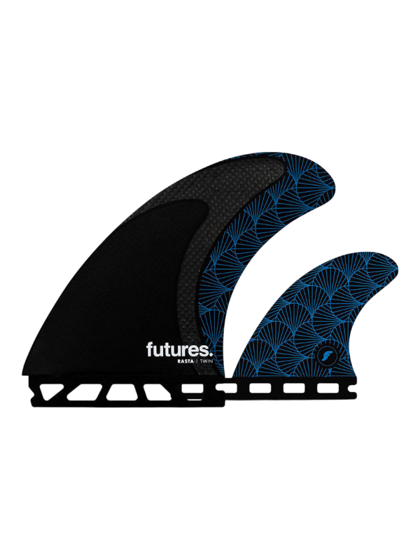 Futures Fins Rasta Twin+1 - Black/Blue