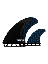 Futures Fins Rasta Twin+1 - Black/Blue