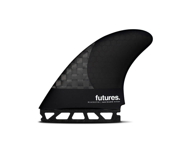 Futures Rob Machado Pivot Blackstix Thruster Fins - Large