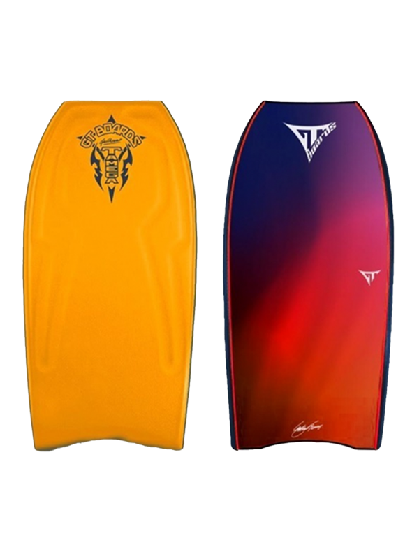 GT Mega-T D12 Bodyboard - Yellow/ Red Graphic