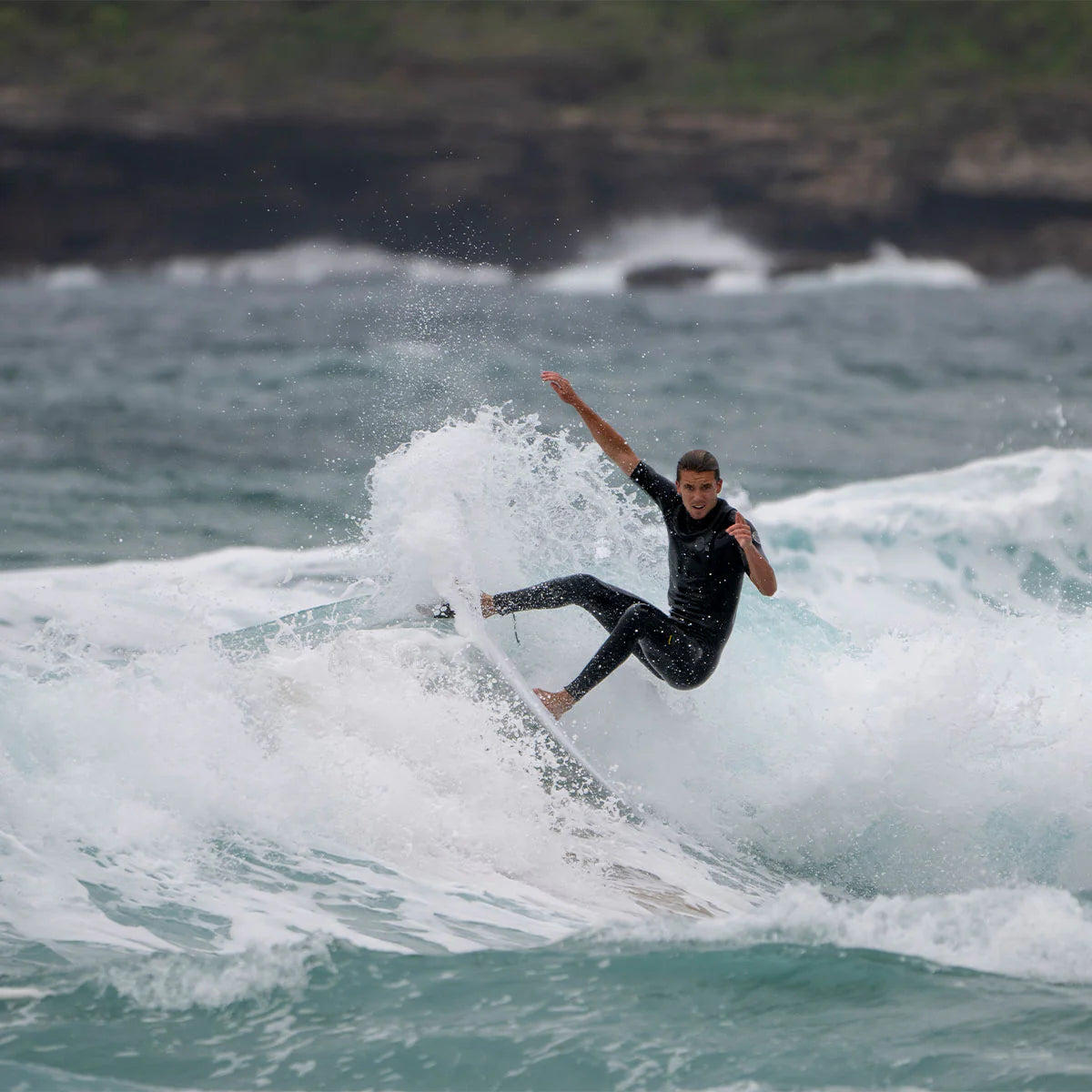 FCS 2 AM PC Twin +1 Fin - Grey/Charcoal