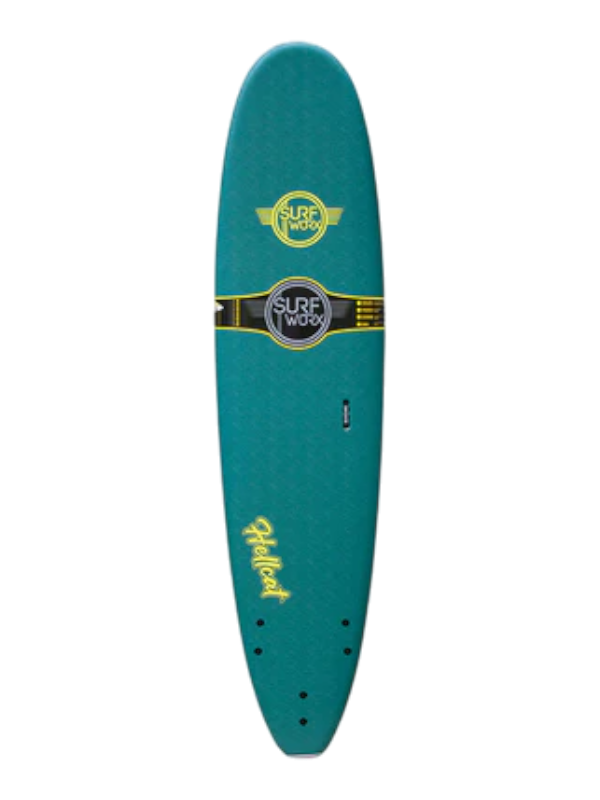 Surfworx Hellcat Mini Mal Softboard - Mallard Green