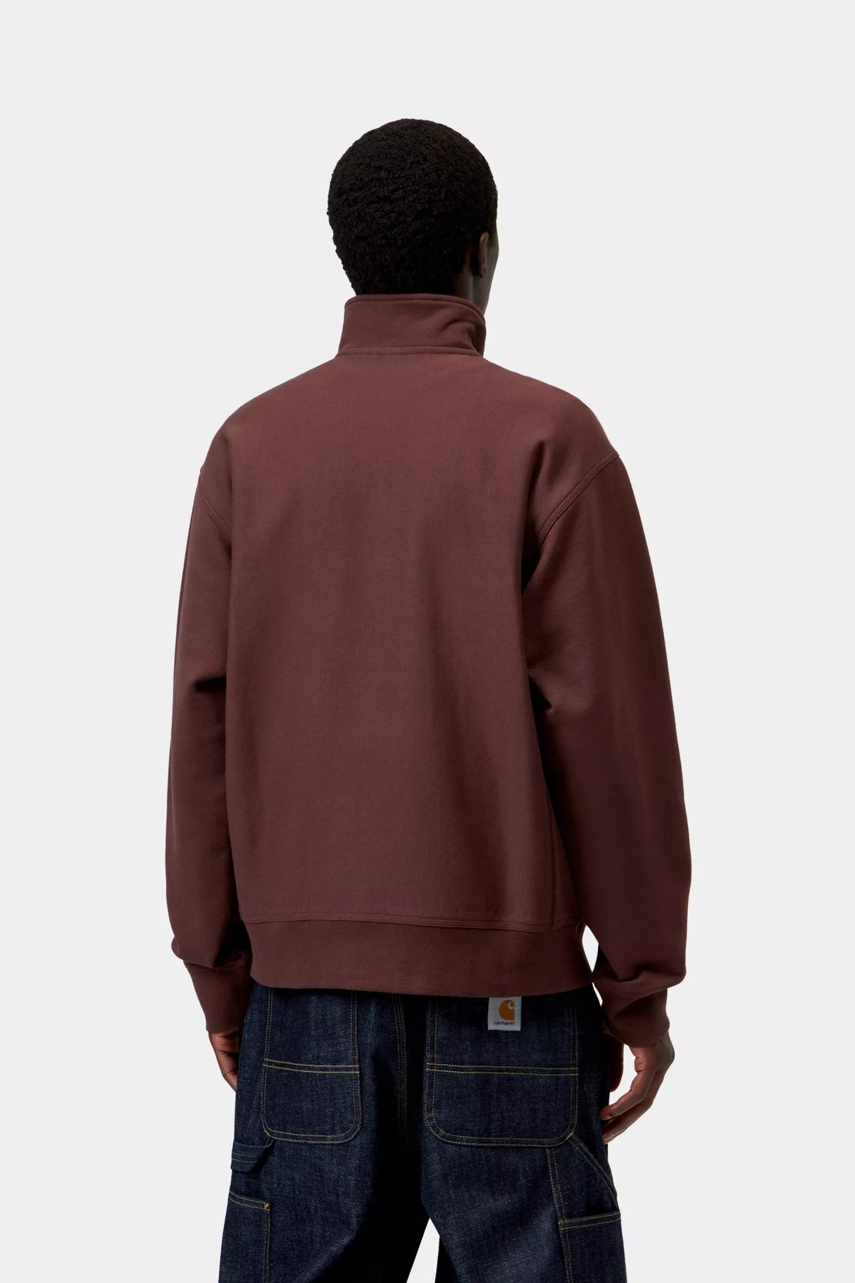 Carhartt WIP Half Zip American Script Sweatshirt