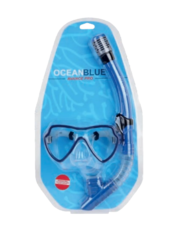 Alder Ocean Blue Avance Pro Single Lens Mask & Snorkel