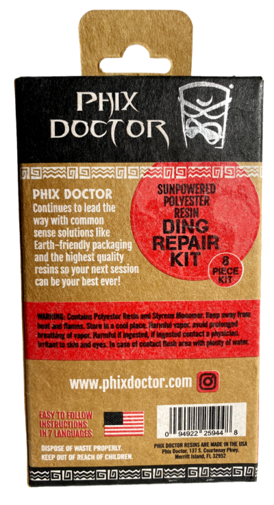 Phix Doctor Sun Powered Polyester Resin Repair Kit - Small (2.5oz)