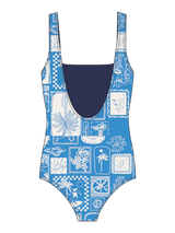 Saltrock Island Tiles Reversible One Piece Swimsuit