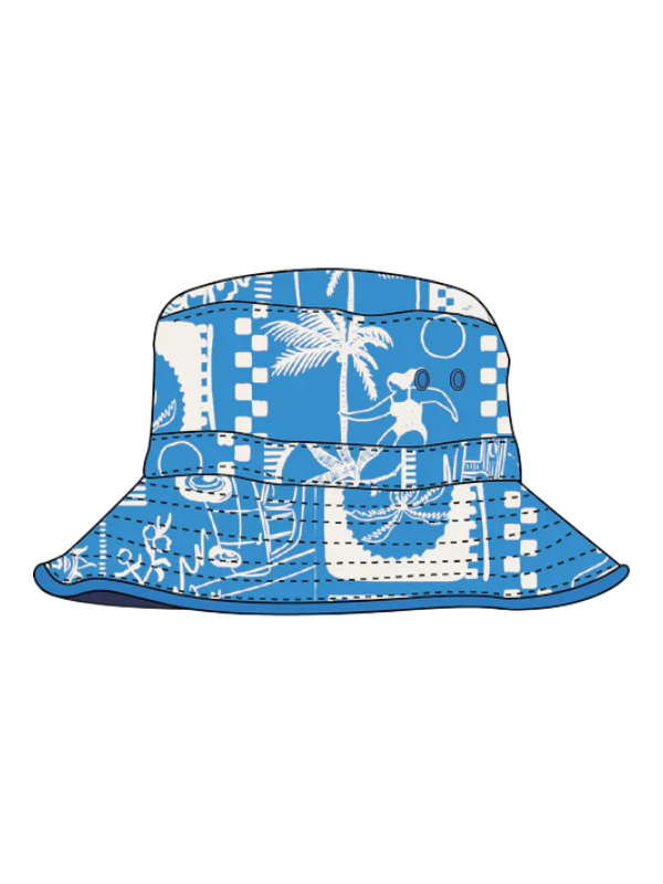 Saltrock Island Tiles Sun Hat
