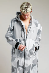 White Water Soft Shell Changing Robe - Artic Camo
