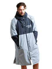 White Water Hard Shell Changing Robe - Steel Grey