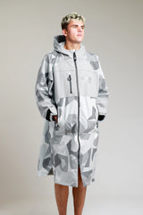 White Water Soft Shell Changing Robe - Artic Camo