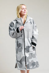 White Water Soft Shell Changing Robe - Artic Camo