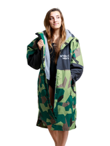 White Water Hard Shell Changing Robe - Camo