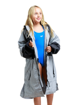 White Water Kids Hard Shell Changing Robe - Steel Grey