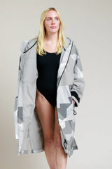 White Water Soft Shell Changing Robe - Artic Camo