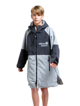 White Water Kids Hard Shell Changing Robe - Steel Grey