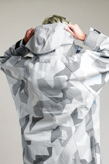 White Water Soft Shell Changing Robe - Artic Camo