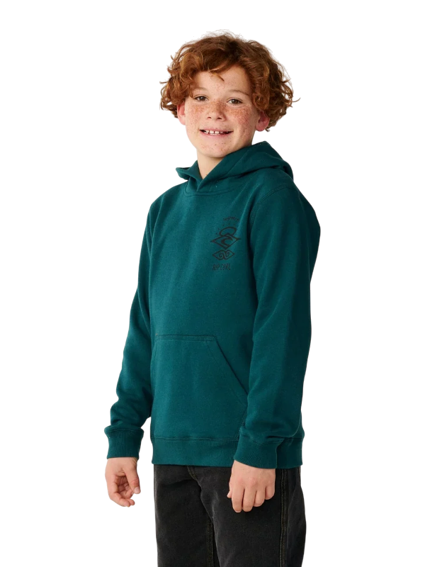 Rip Curl Kids Search Icon Hoodie