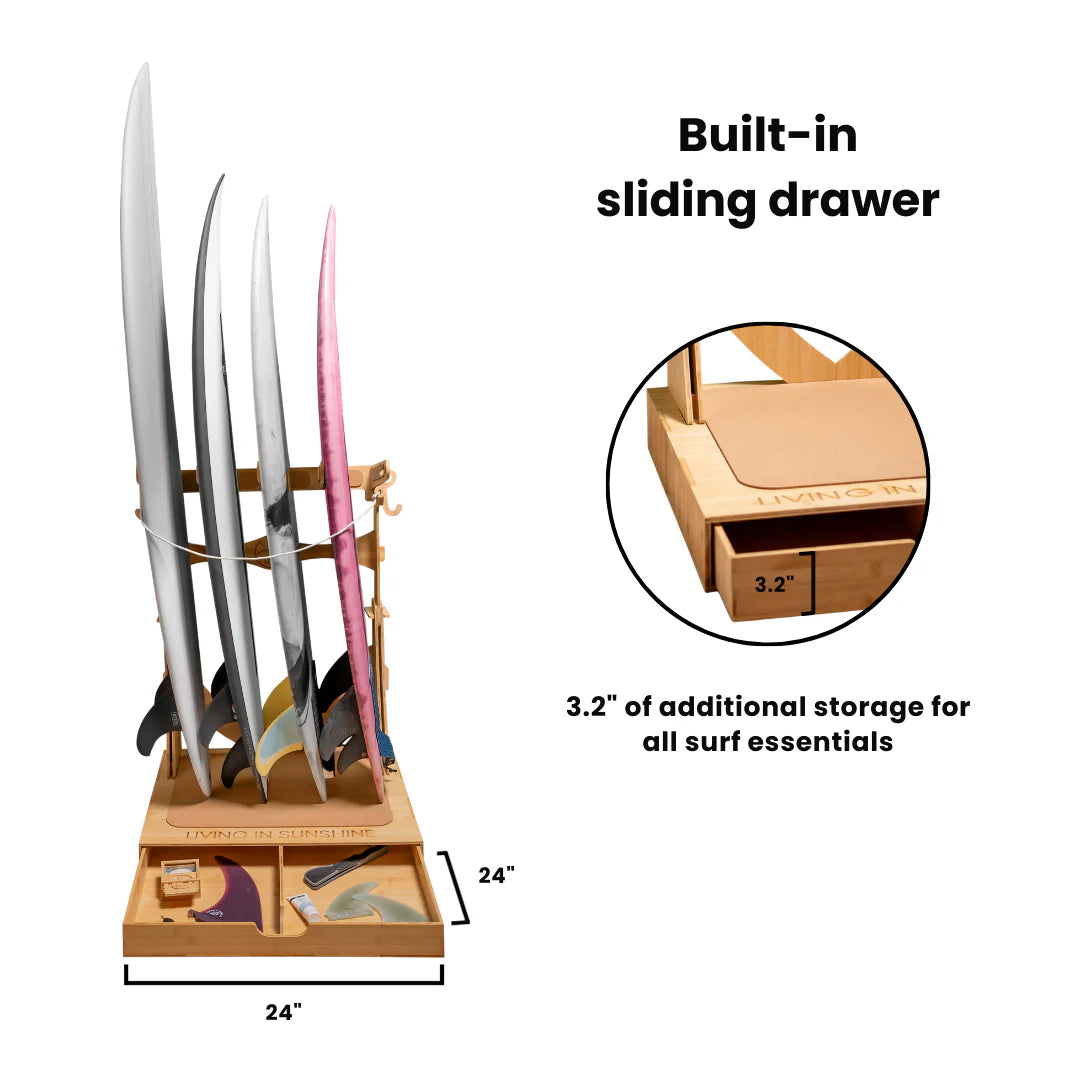 LISS Spirit Surfboard Rack- 3 boards