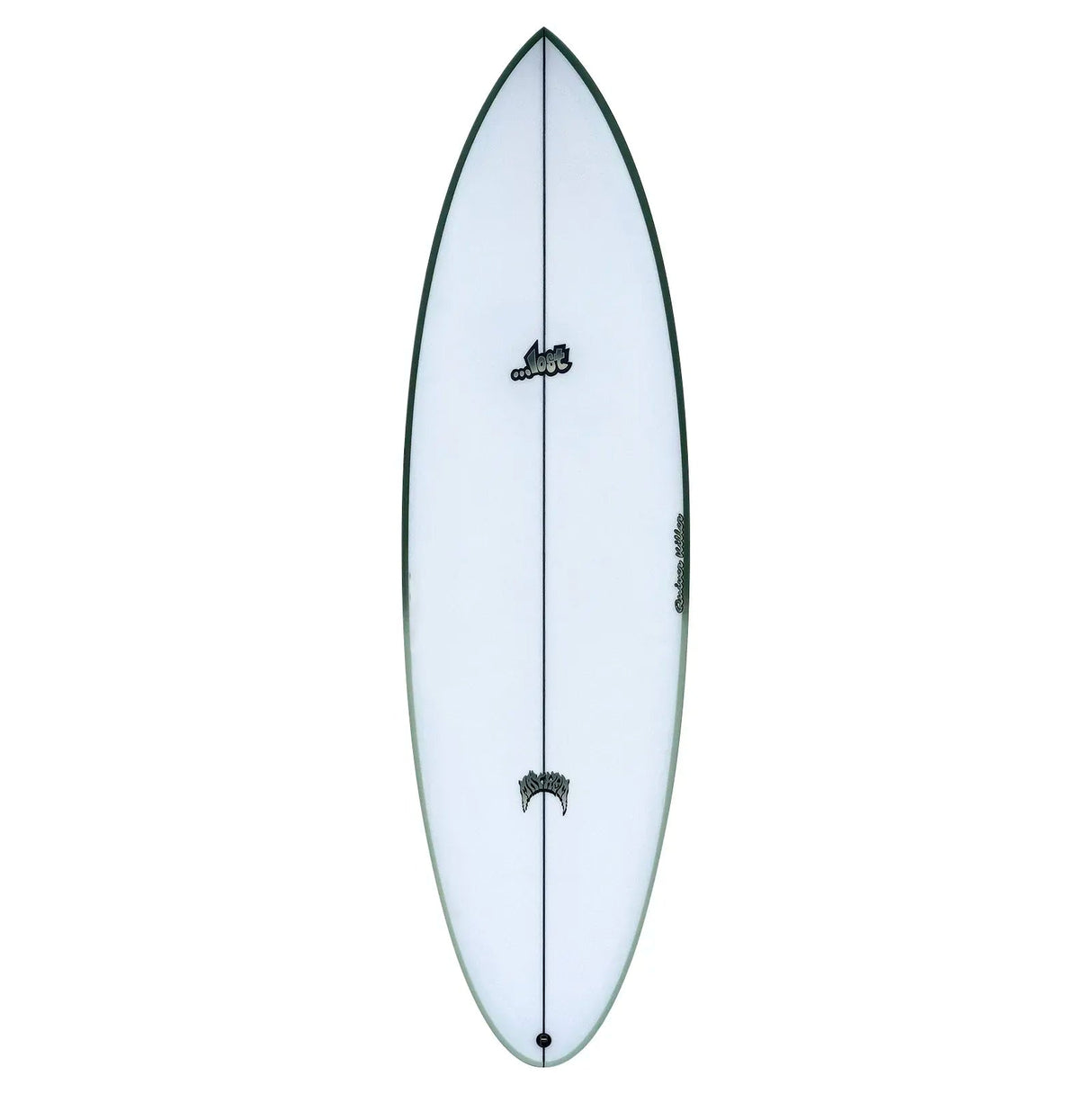 Lost Quiver Killer 5'10 Surfboard Futures - Green Rail