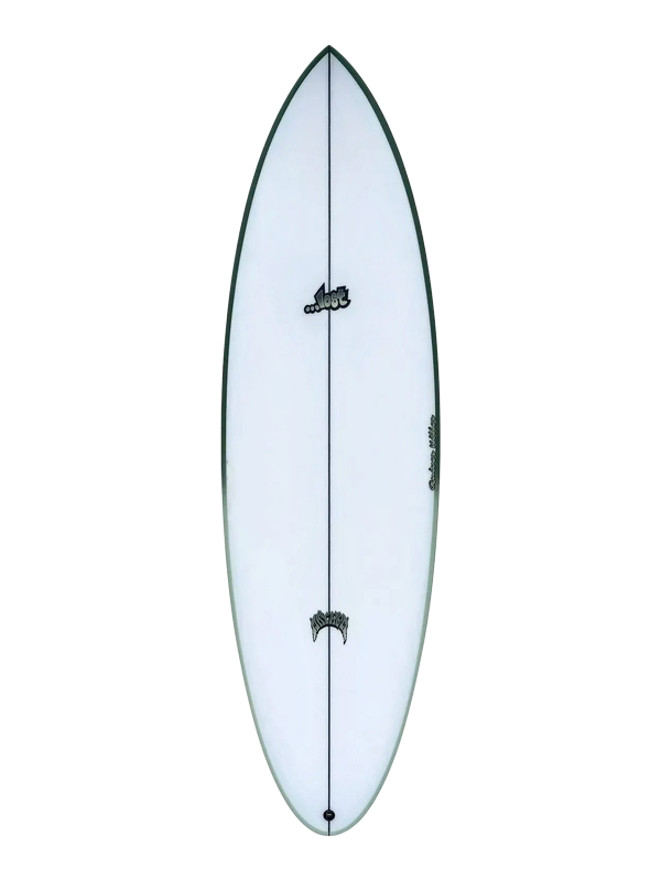 Lost Quiver Killer 5'10 Surfboard Futures - Green Rail