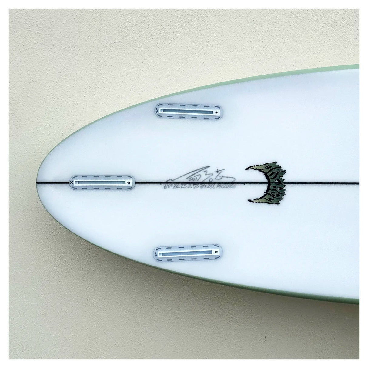 Lost Quiver Killer 5'10 Surfboard Futures - Green Rail