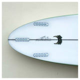 Lost Quiver Killer 5'10 Surfboard Futures - Green Rail