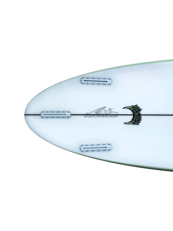 Lost Quiver Killer 5'10 Surfboard Futures - Green Rail