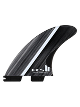 FCS 2 Mick Fanning Glass Fibre Fusion Tri Fins - Smoke/White