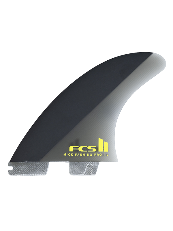 FCS 2 Mick Fanning PG Carver Thruster Fins - Black/Acid