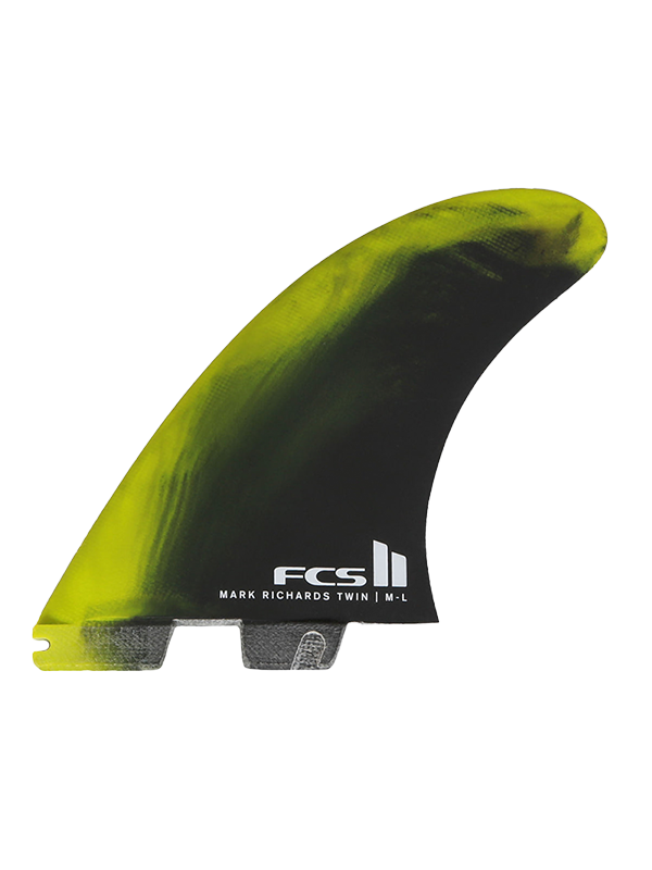 FCS 2 MR PC Twin + Stabilizer Fins - XLarge