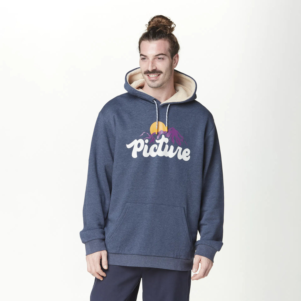 Picture Julka Plush Hoodie - Dark Blue Melange