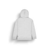 Picture Basement Flock Zip Hoodie - Grey Melange