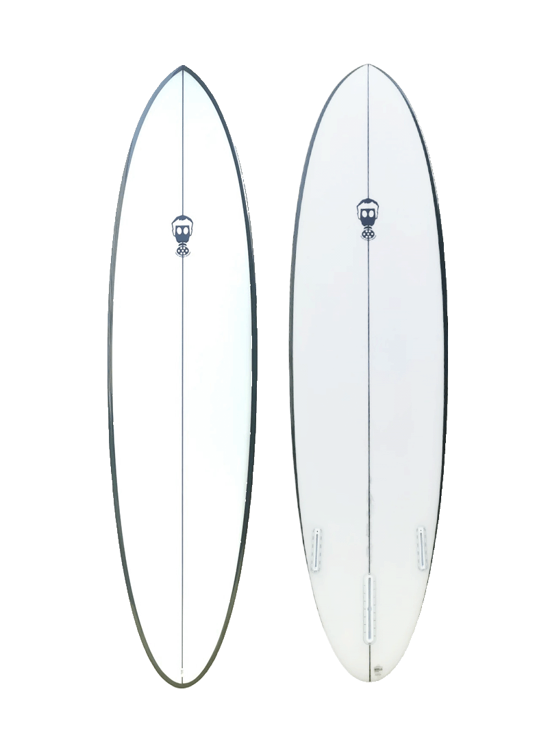 Mark Phipps One Bad Egg 7'0 Surfboard FCS2 - Navy Rails