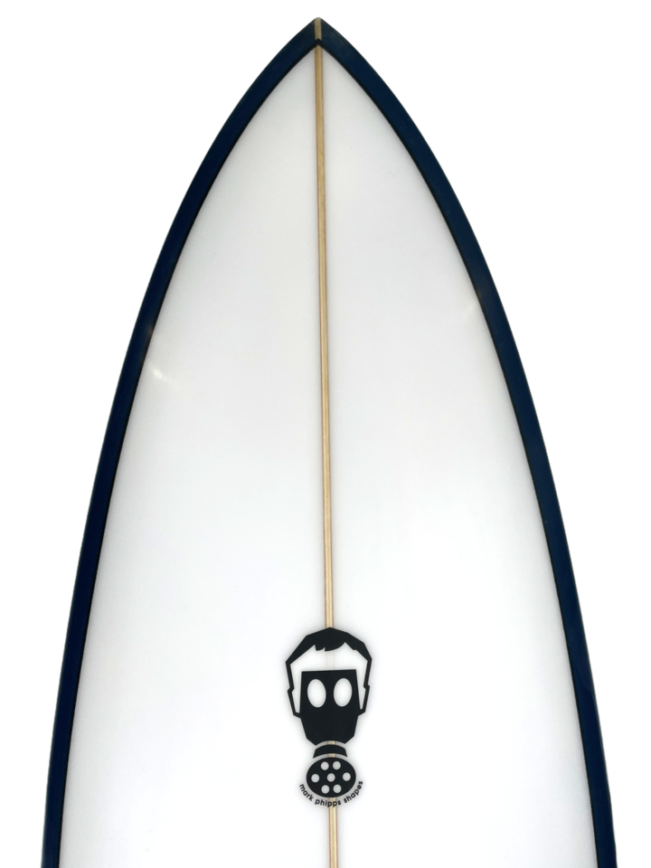 Mark Phipps One Bad Egg 8'0 Surfboard Futures - Navy