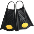 Mike Stewart MS Viper Bodyboard Fins - Black/Yellow-Bodyboarding-troggs.com