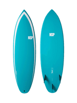 NSP Elements Tinder D8 Surfboard Futures - Aqua