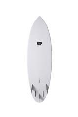 NSP Elements Tinder D8 Surfboard Futures - White-Hardboards-troggs.com
