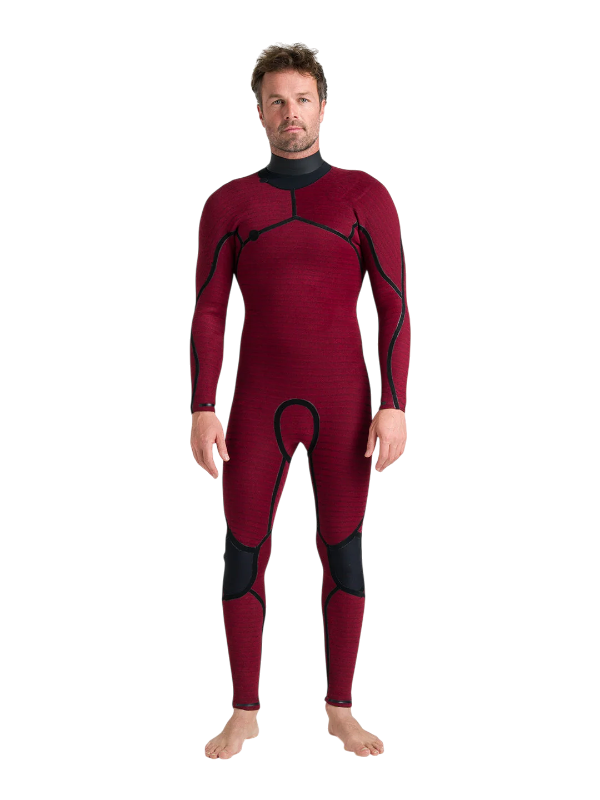 C-Skins NuWave Rewired 5/4 Chest-Zip Wetsuit - Black/Lime