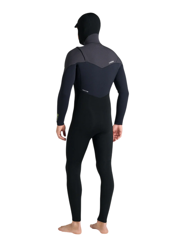 C-Skins NuWave Rewired 5/4 Hooded Wetsuit - Black/Lime