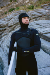 C-Skins NuWave Rewired 6/4 Hooded Wetsuit - Black/Lime